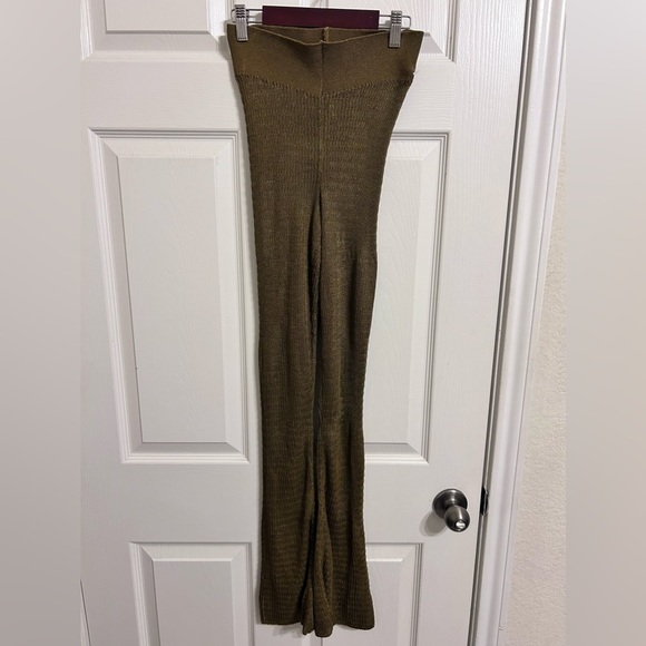 NWOT Free People, Rosella Swit Pants, Small in Olive Green - Picture 4 of 6